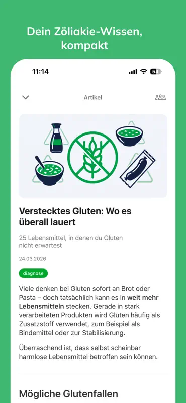 Zöliakie & Glutenfrei Ratgeber screenshot 7 of 8