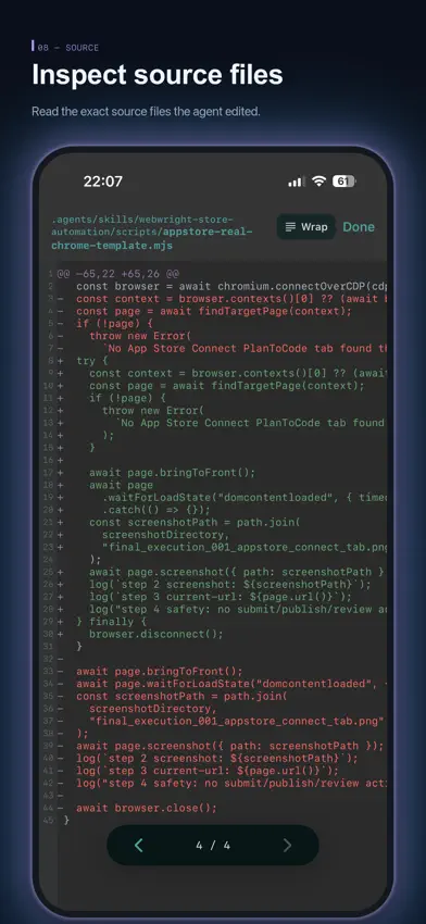 PlanToCode Remote screenshot 1
