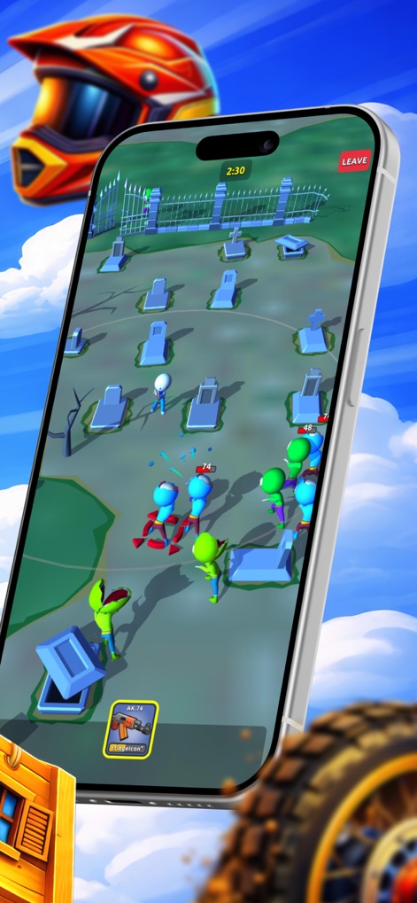 Strong Whisper Expert - Users can navigate the chilling graveyard map, featuring a lone survivor character and early encounters with the diverse enemy types.