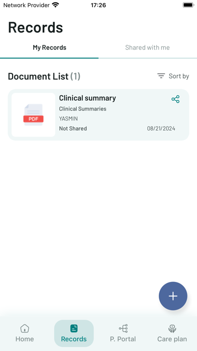 Curamei Patient Screenshot