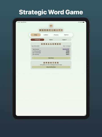 Wordfinity Screenshot 1