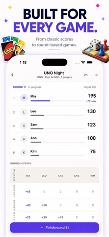 Leaderboard - Score Counter iPhone screenshot
