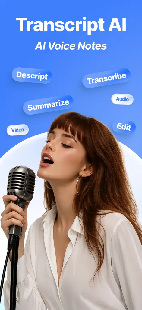 Transcript AI – Smart Editing - App de Productividad | MWM