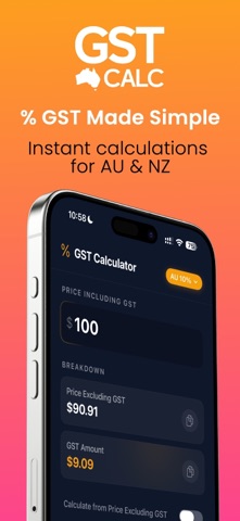 Aussie GST Calculator screenshot
