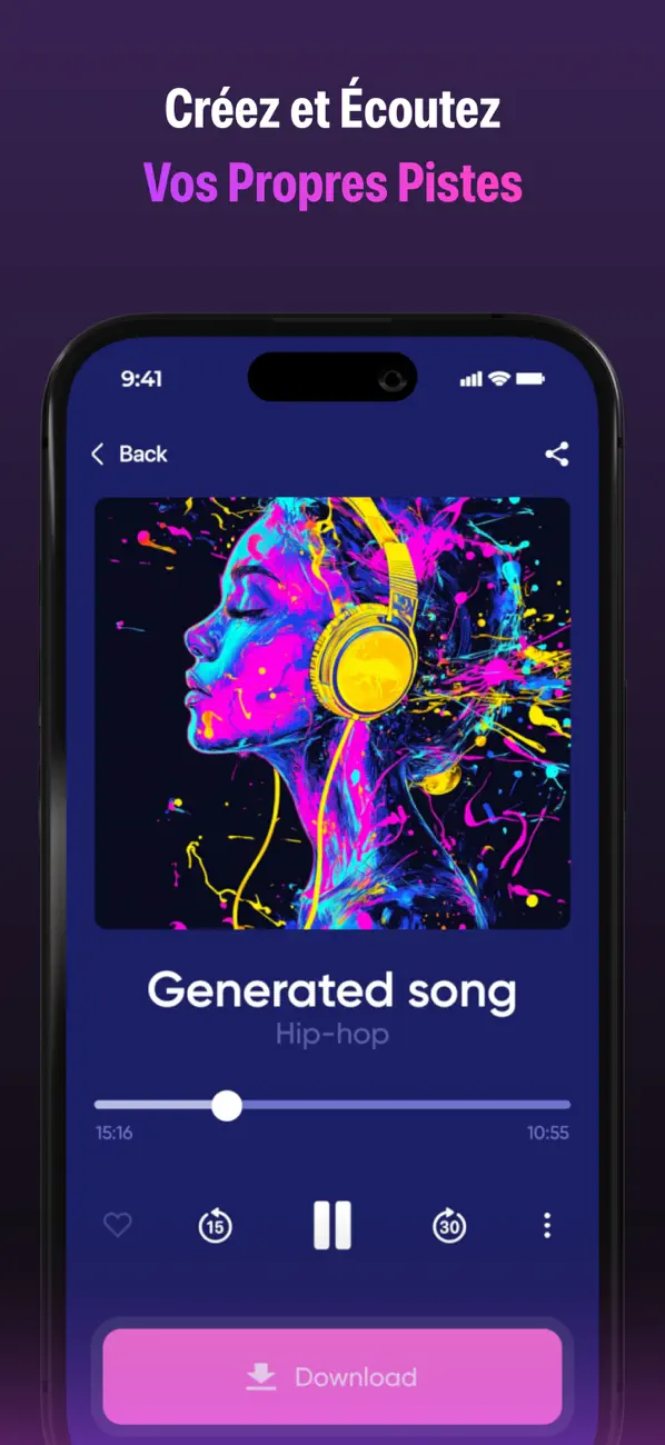 Screenshot #3 pour AI Music Generator: Song Maker