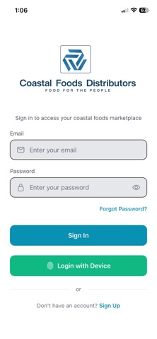 CoastalFoods screenshot