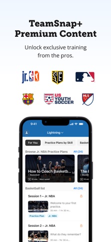 TeamSnap screenshot