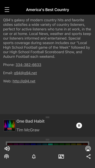 Q94 WQZX Screenshot