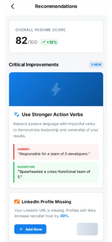 AI Resume Checker - ATS CV Fix screenshot 4