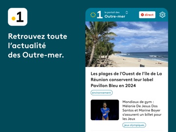 La 1ère : info, TV et radio iPad screenshot