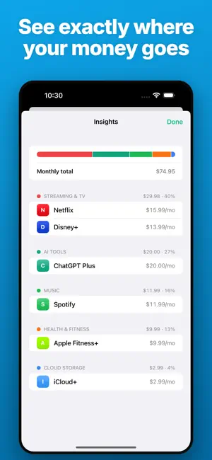 SubTrack: Bill & Sub Tracker screenshot 2