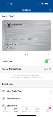 Service First Mobile Banking Screenshot 4 of 5