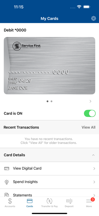 Service First Mobile Banking Screenshot 4 of 5