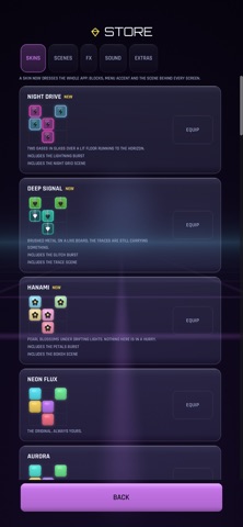Blockfall: Neon Drop screenshot 5
