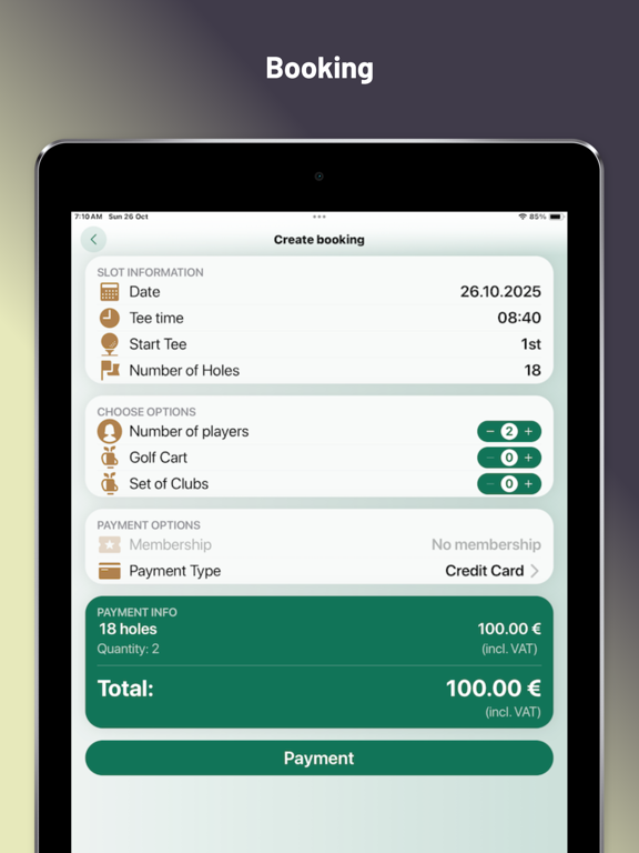 The Golf App | All-in-one iPad screenshot