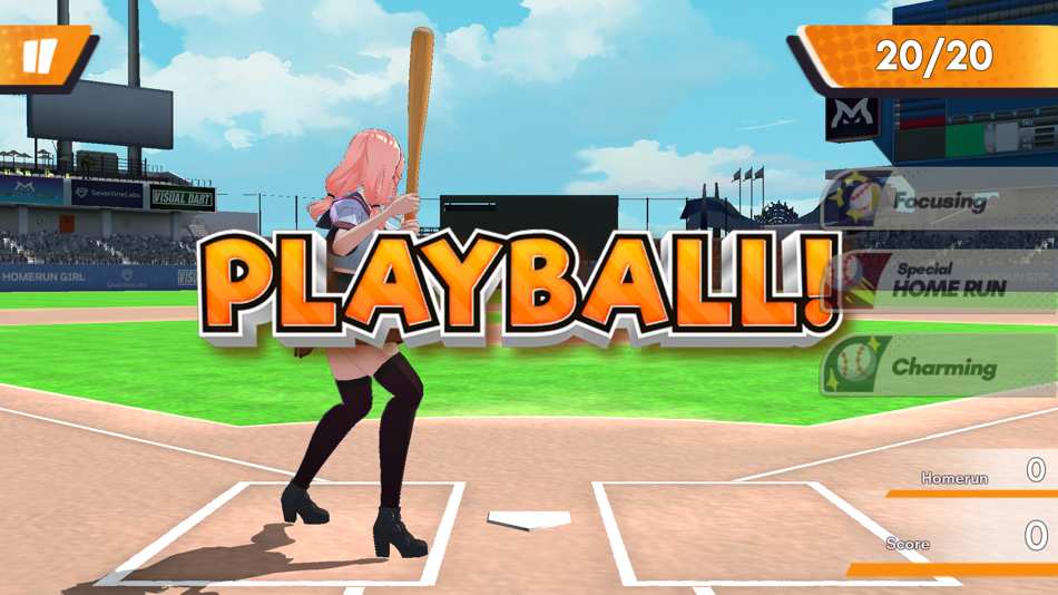#3. HomeRunGirl (iOS) 由: ketchAp-studio
