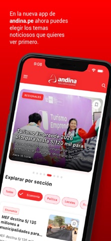 Agencia Andina screenshot