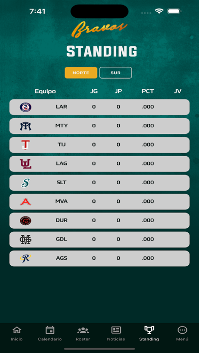 Bravos de León Oficial Screenshot