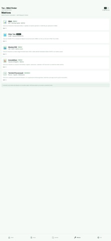 Tax - M&A Finder - LJP screenshot