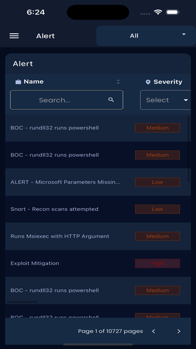 360 SOC Security Platform Screenshot