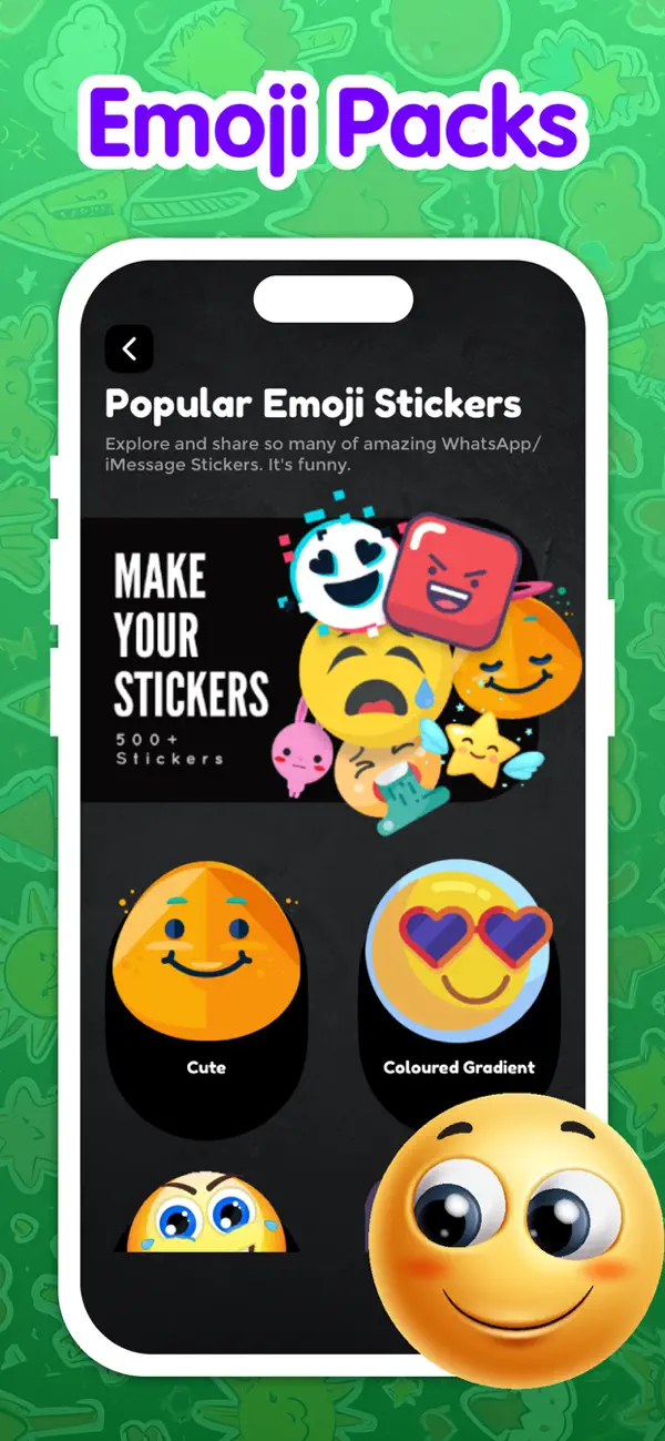 Screenshot #3 pour Sticker Maker, GIFs, Memes