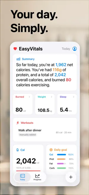 EasyVitals: Macro Tracker screenshot 3