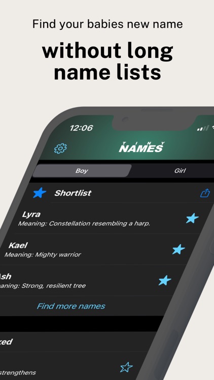 Tiny Names: Find a baby name