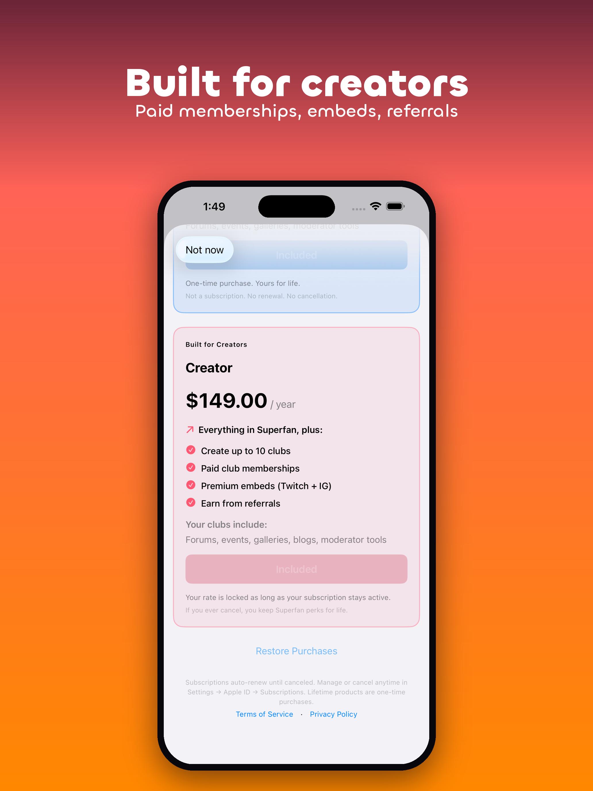 Fan Clubs: Community Platform screenshot 13