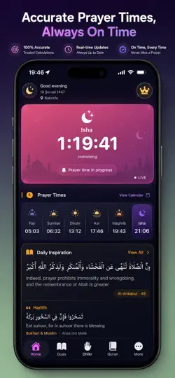 Screenshot von Taqwa Kluger Assistent auf dem iPhone 1