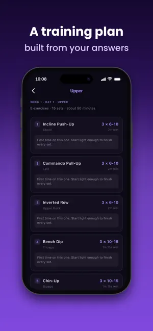 JupaFit - Gym Workout Planner screenshot 2