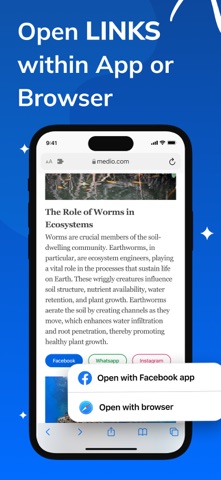 Link Opener: Save All URLs iPhone screenshot