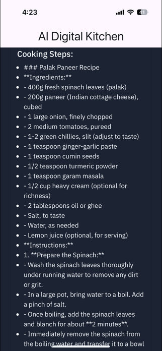 AI Digital Kitchen Screenshot 5 of 10