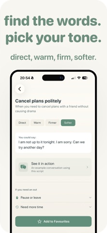 tonen: Social Scripts & Calm Screenshot 2 of 5