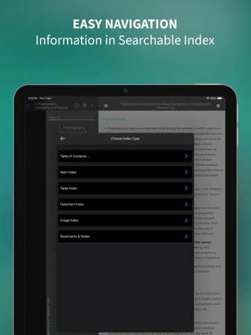 Gynecology Obstetrics Ob-Gyn iPad screenshot