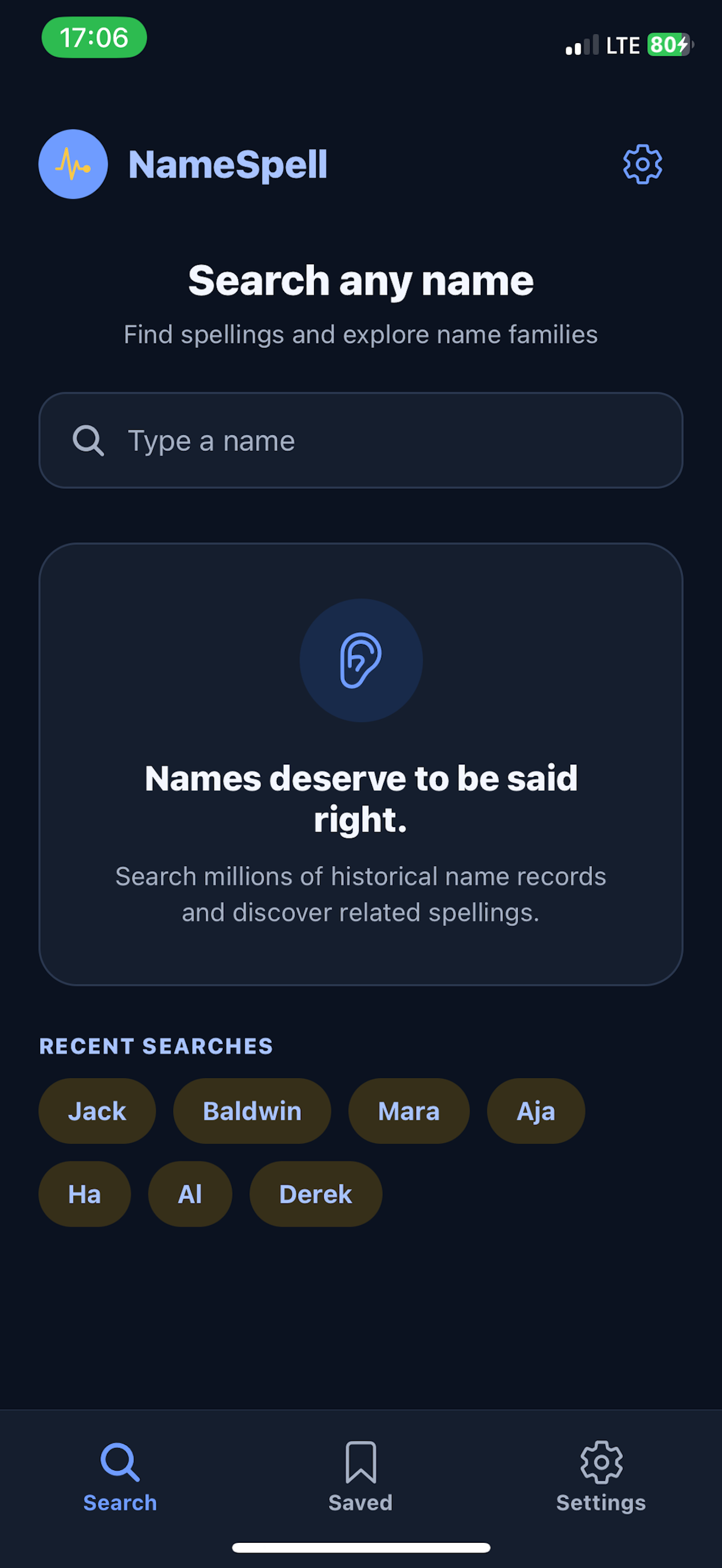 Name Spell screenshot 2