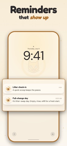 CatLitter: Litter Box Reminder iPhone screenshot