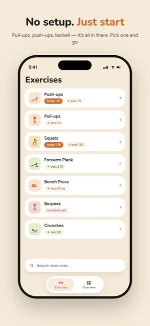 Sportiary: Workout Tracker screenshot 3