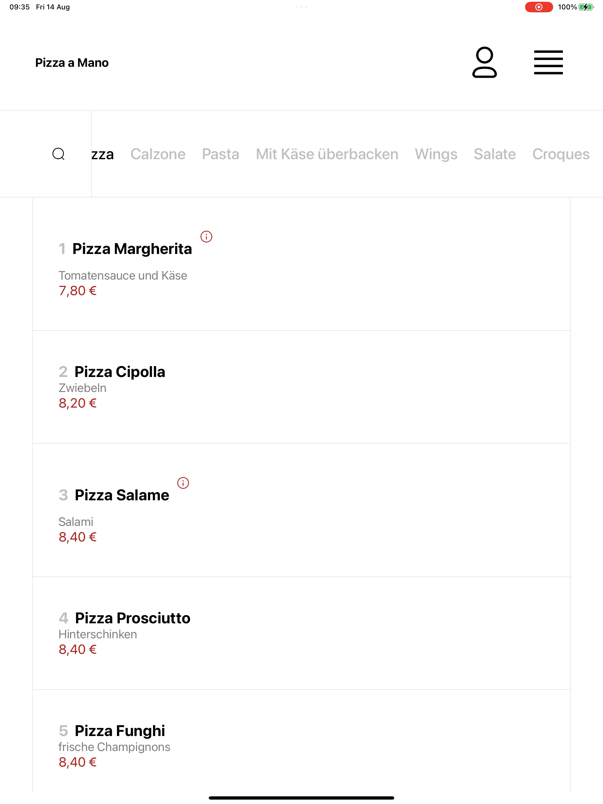 Pizza a Mano screenshot 14