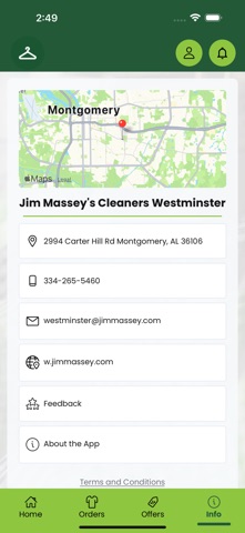 Jim Massey’s Cleaners iPhone screenshot