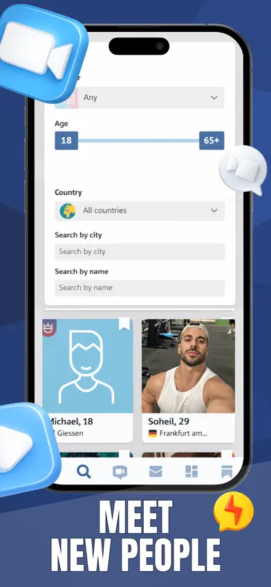 Minichat: find new friends screenshot 3