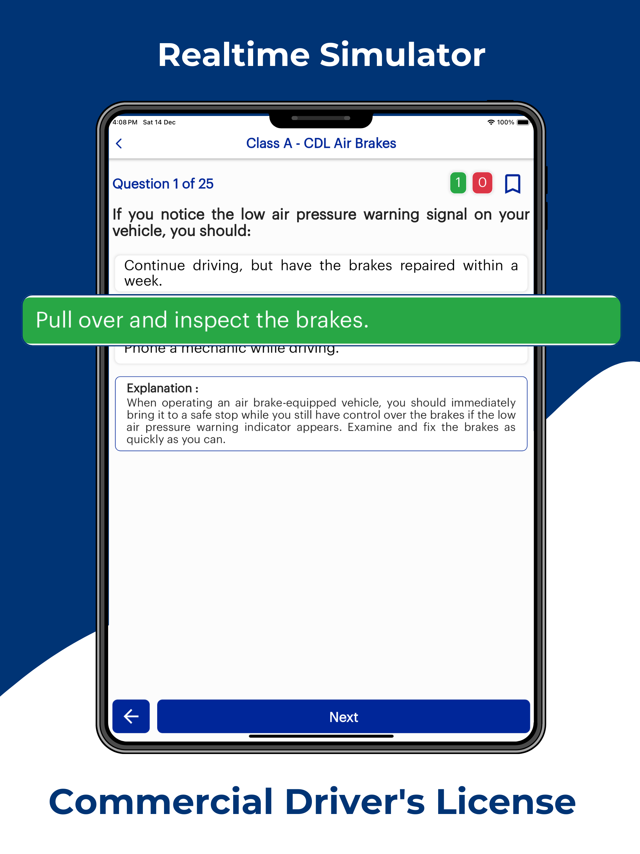 Iowa CDL Permit Practice screenshot 9