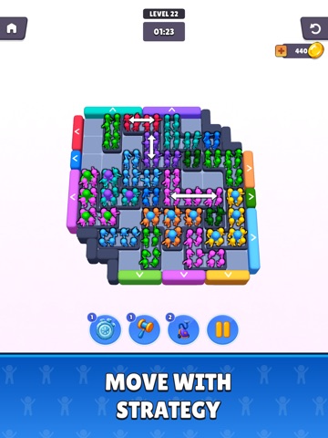 People Blob Blocks iPad screenshot