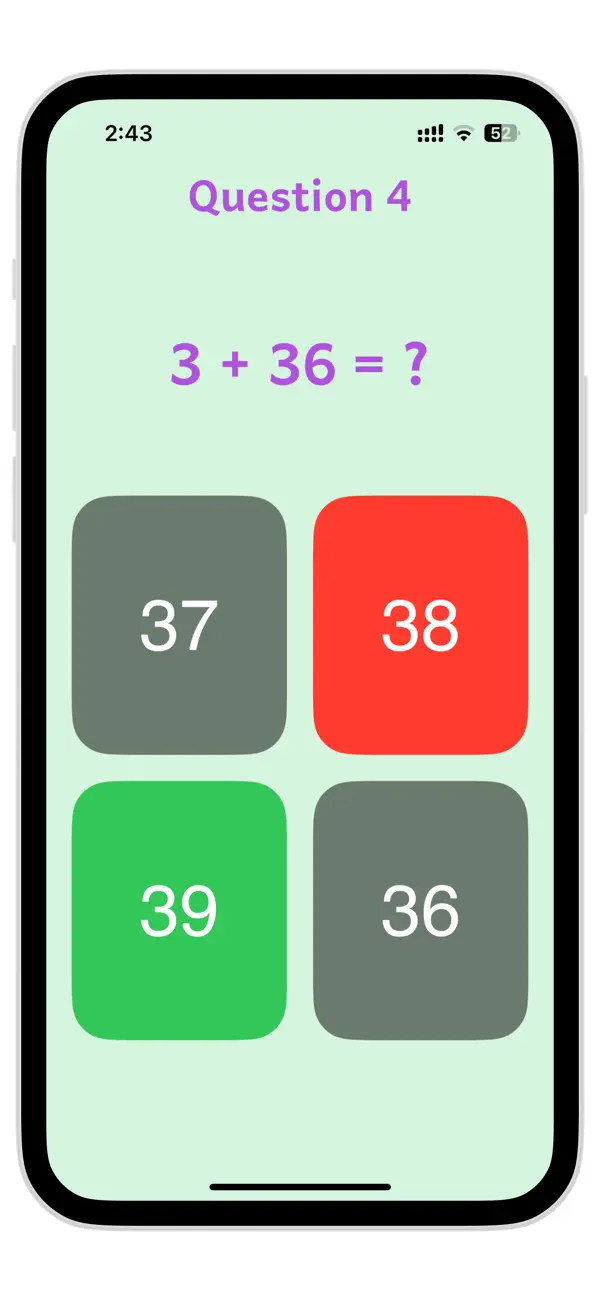 Screenshot #3 pour Math Chicken-Genius