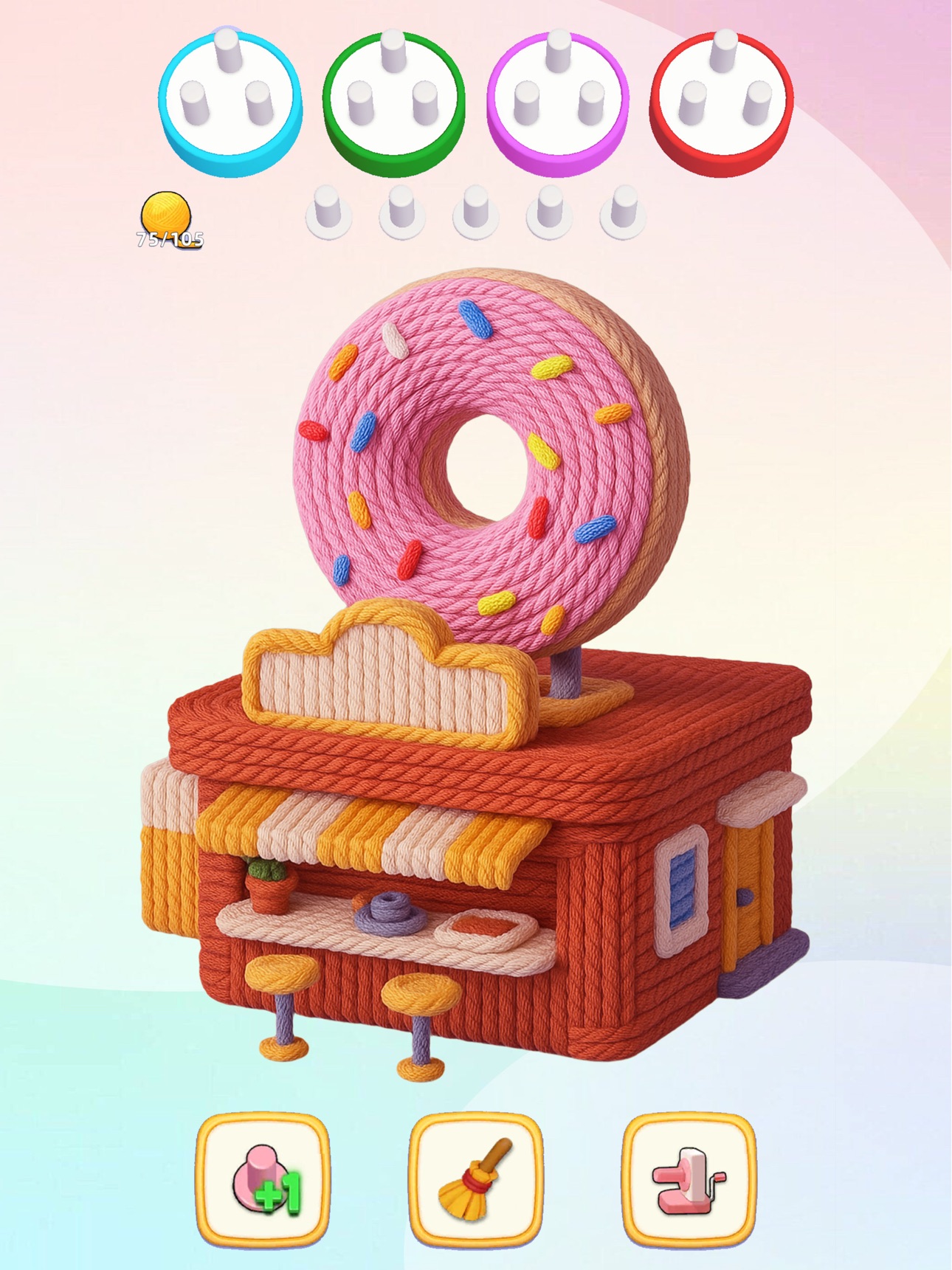Wool Craze -Yarn Color Sort 3D screenshot 2
