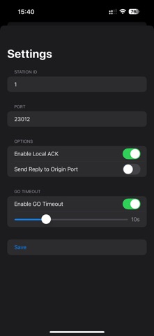OSC Cue Light screenshot