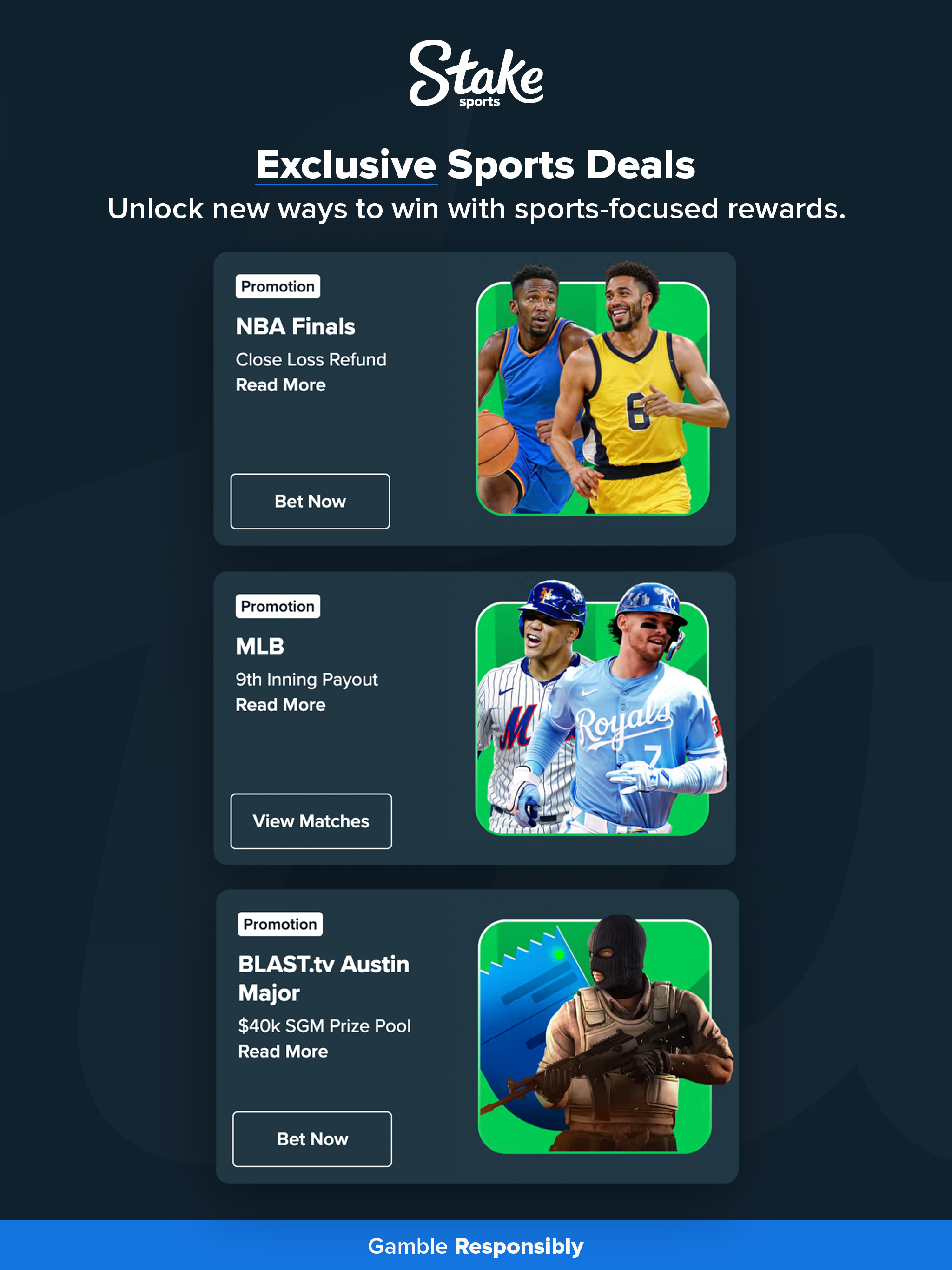 Stake Sports - Real Money