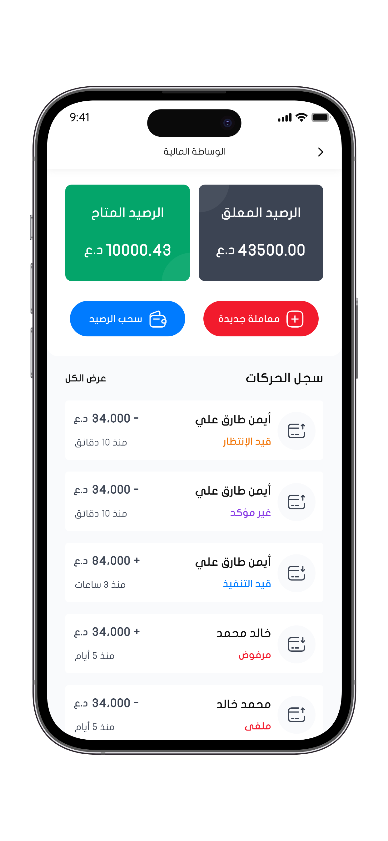 بطاقات الأولى
