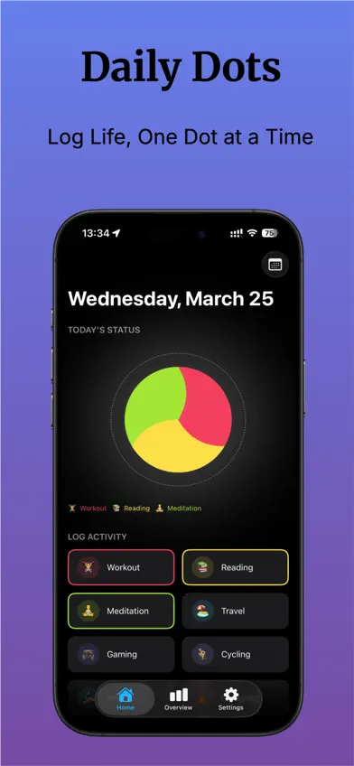 Daily Dots - Life Log screenshot 1