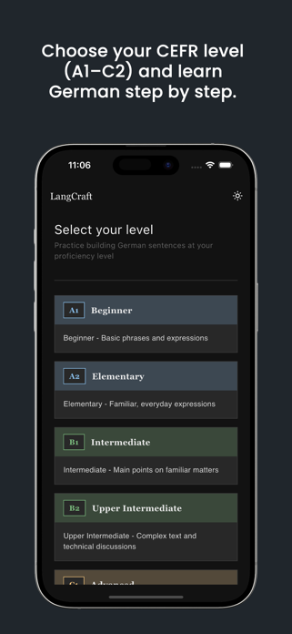 German Sentence Builder Screenshot 1 of 3
