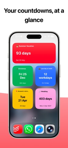 Countdown Widget & Reminders Screenshot 2 of 7
